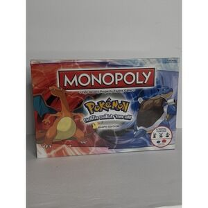 Monopoly Pokémon Kanto Edition Board Game NEW Sealed - FREE SHIPPING